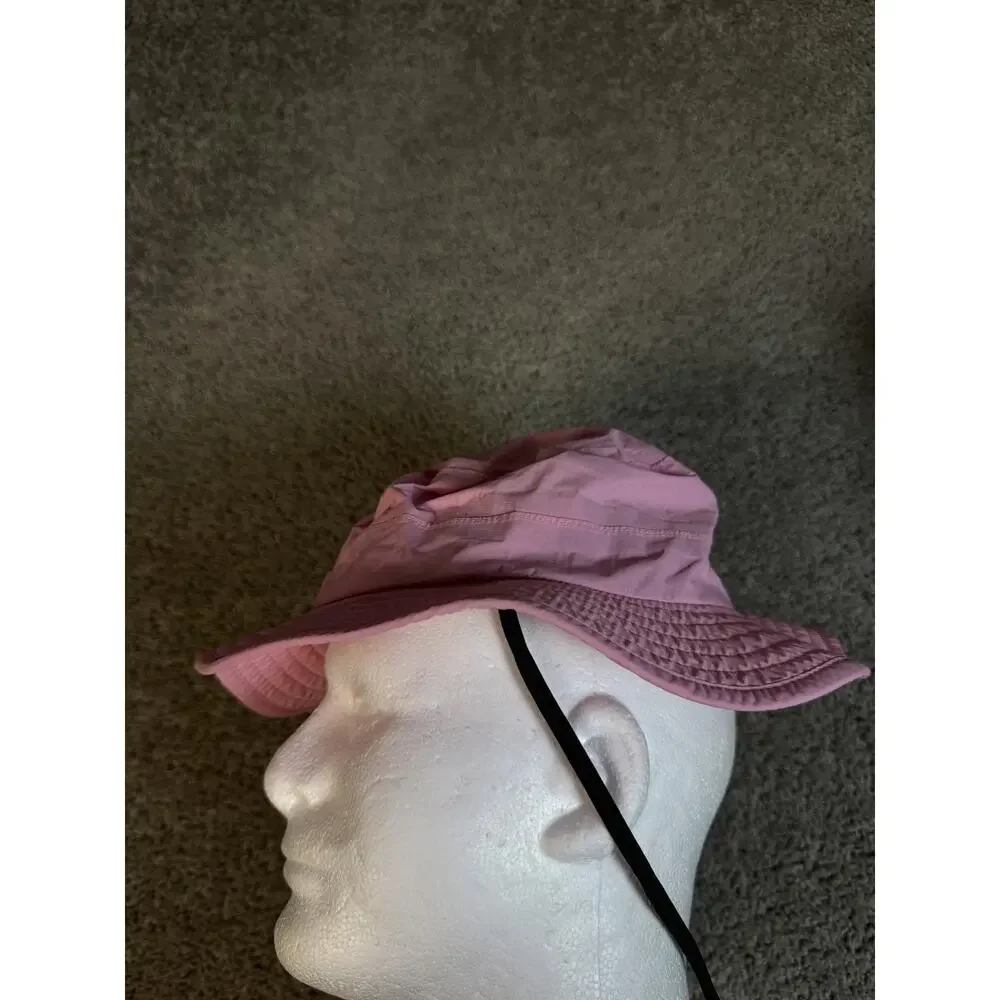 L.L. Bean Hat Cap Strap Back Unisex Kids M Pink Adjustable Sun Hat Nylon Mesh